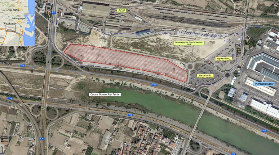 Valenciaport habilitar&aacute; un dep&oacute;sito provisional para contenedores en Fuente de San Luis