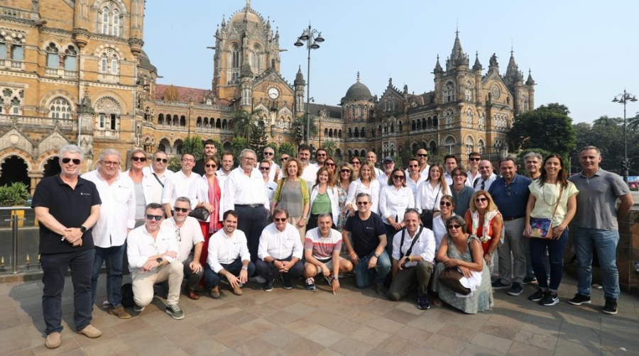 Participantes en la Misión Empresarial del Puerto de Barcelona en Bombay. Foto JJM.