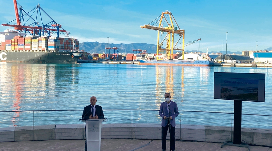 M&aacute;laga roz&oacute; los 3 millones de toneladas en 2020