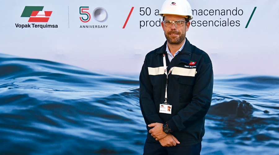 Eduardo Sa&ntilde;udo, director general de Vopak Terquimsa.