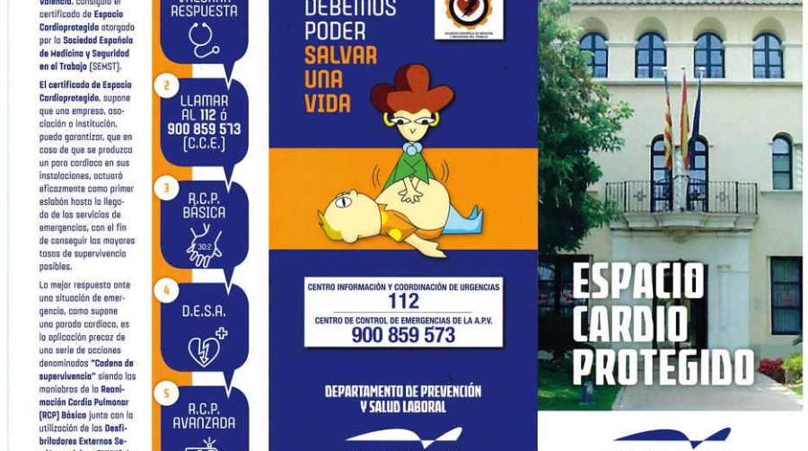 La APV promueve los espacios cardioprotegidos en la comunidad portuaria con una jornada