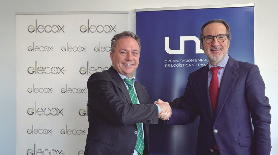 CEO de Elecox, Alfredo Merillas, junto al presidente de UNO, Francisco Aranda.