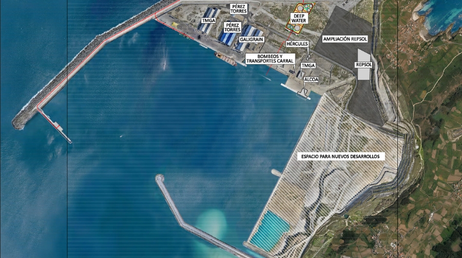 La AP de A Coru&ntilde;a tramita una solicitud para una &quot;gran terminal&quot; de l&iacute;quidos en Langosteira