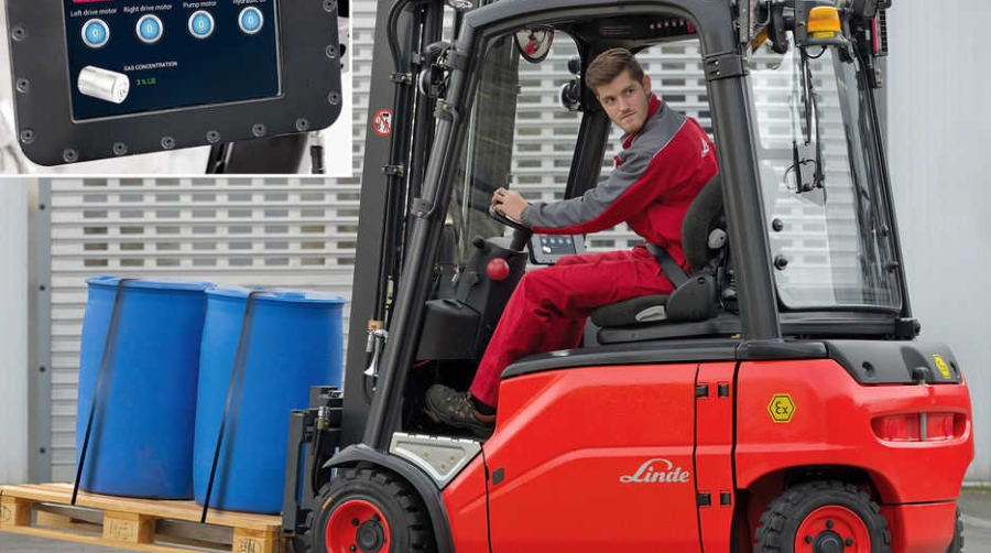 Linde presenta un nuevo sistema de detecci&oacute;n de gas para carretillas antideflagrantes