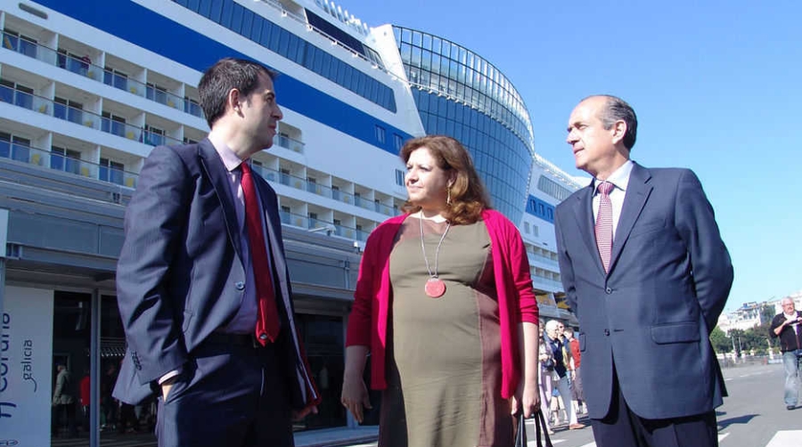 Triple escala de cruceros en A Coru&ntilde;a