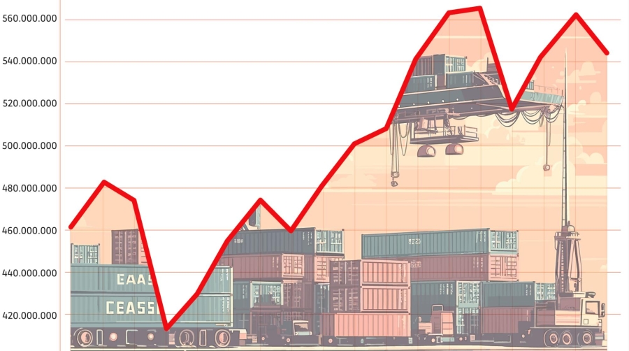 El tráfico portuario español cierra en negativo por quinta vez en los últimos veinte años