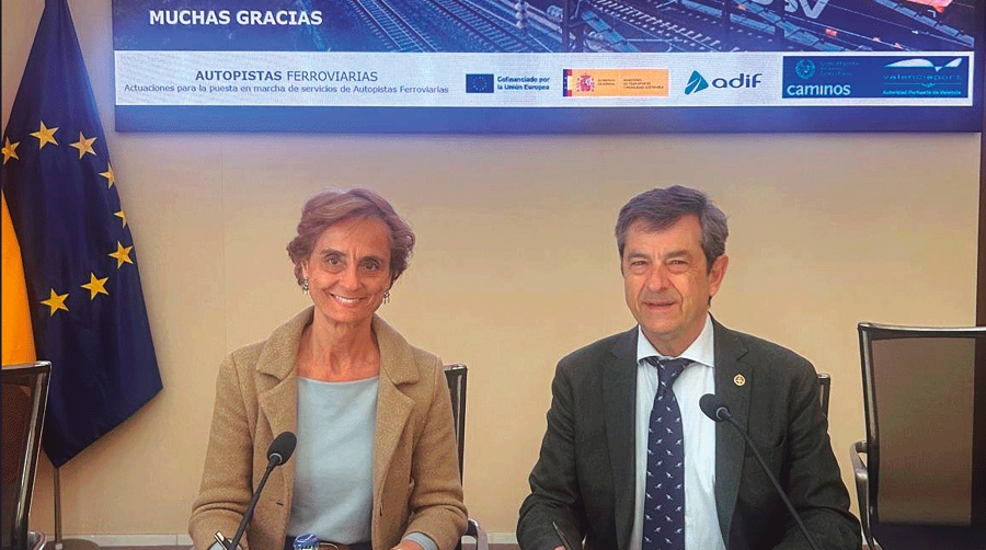 El convenio establece un marco de colaboración técnica para el intercambio de conocimiento y la ejecución de acciones que promuevan la intermodalidad ferroviaria.