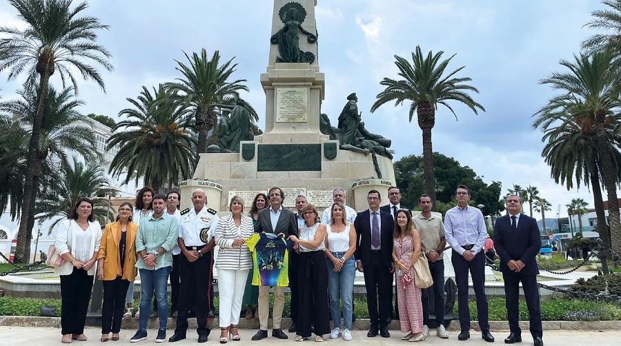 Un momento de la presentación de la nueva edición de la 10K Puerto de Cartagena.
