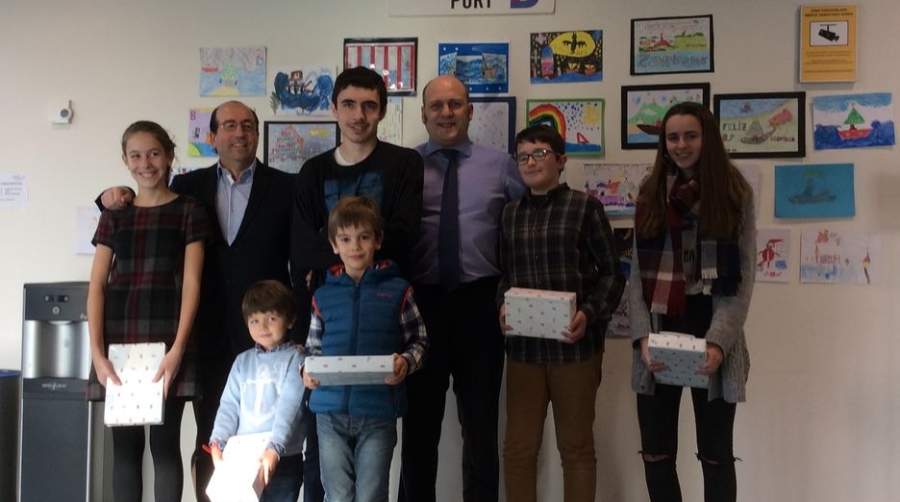 Concurso de dibujo de tarjetas de Navidad del Puerto de Bilbao