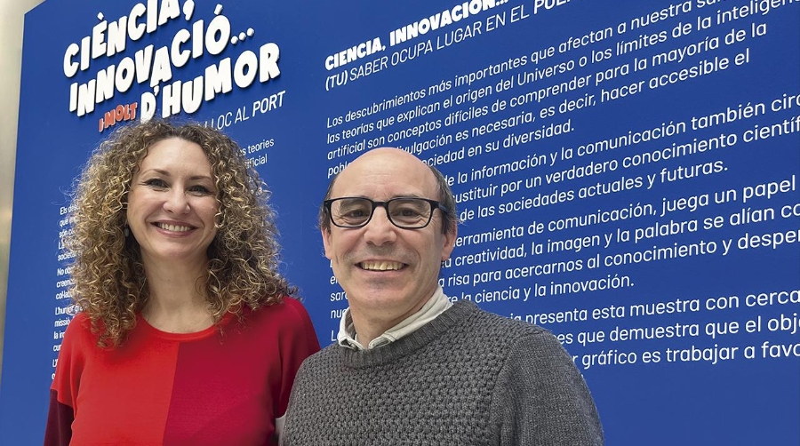Ester Medán (comisaria) y Juan Garcia (Instituto Quevedo).