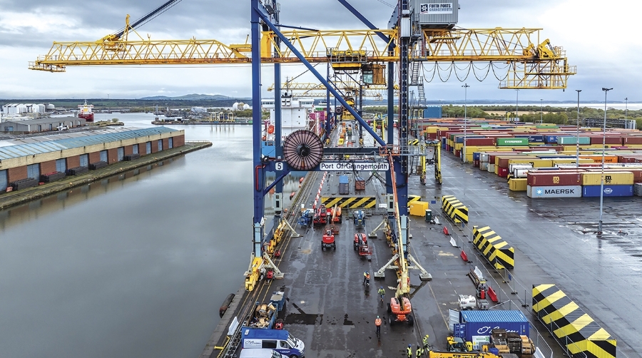 Un momento de la operación de recrecimiento. Foto Liam Anderstrem.