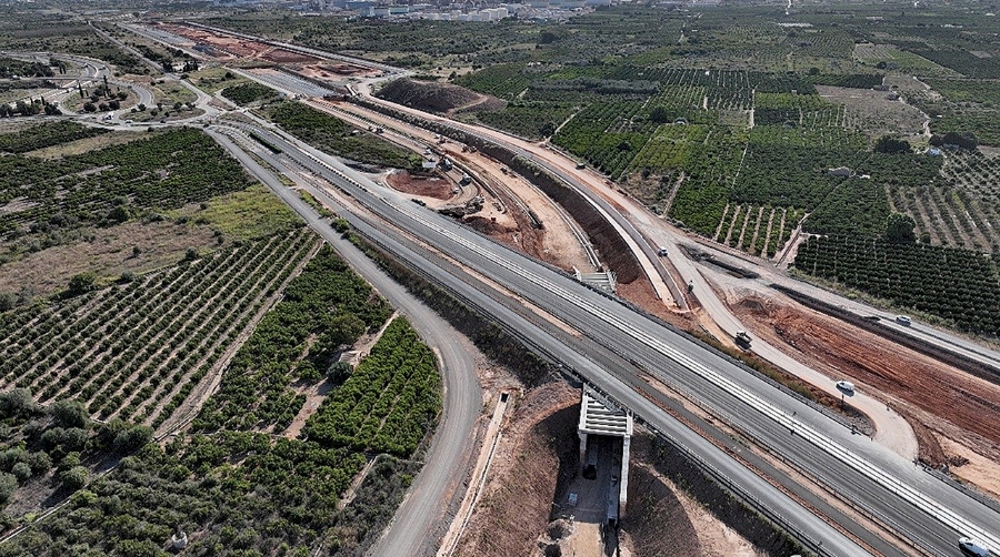 Avances del acceso ferroviario sur al Puerto de Castellón.