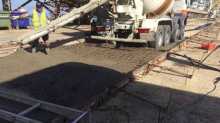 Avanzan las obras en el Muelle Isaac Peral de Cartagena