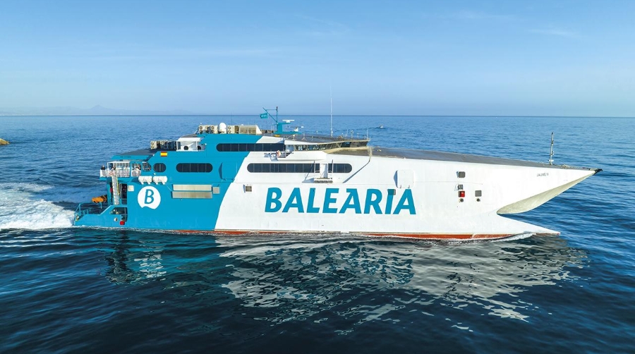 Baleària culmina la reforma de su fast ferry “Jaume III”