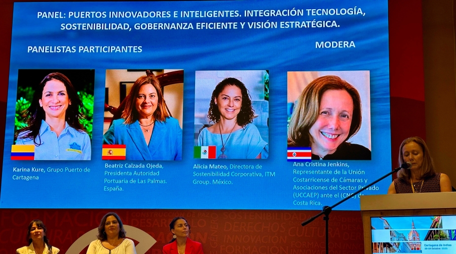 La AP de Las Palmas presenta “Puertos Inteligentes” en el Primer Fórum Azul de Cartagena de Indias