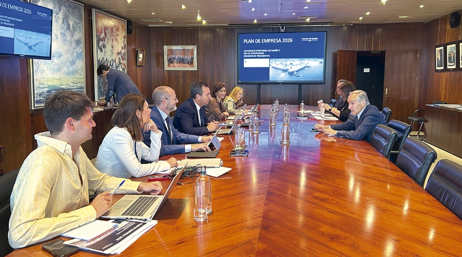 La AP de Marín presenta su plan de empresa 2026 a Puertos del Estado