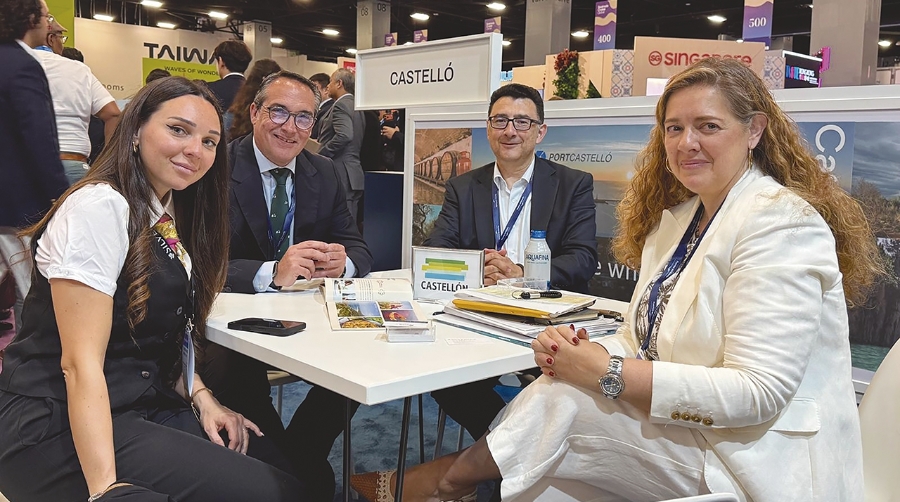 La delegación de PortCastelló ha mantenido numerosos contactos durante Seatrade Cruise Global.