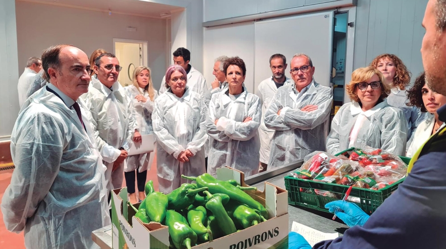 Visita ayer al PCF del Puerto Bahía de Algeciras de los distintos representantes ministeriales y portuarios.