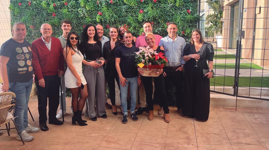 Los responsables y trabajadores de AFTrans celebraron el 30 aniversario con una comida el pasado 29 de noviembre.