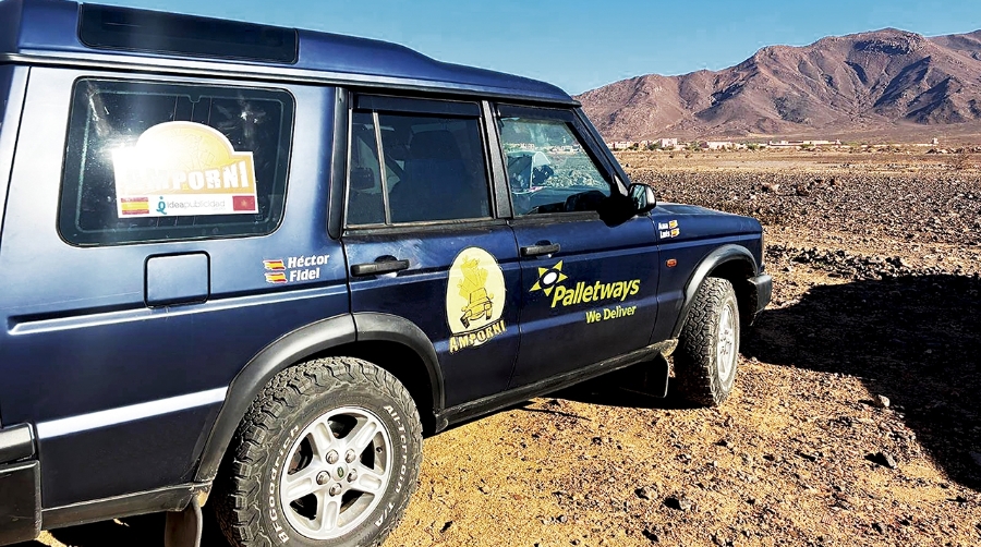 Palletways Iberia ha respaldado esta misión con apoyo económico y material.