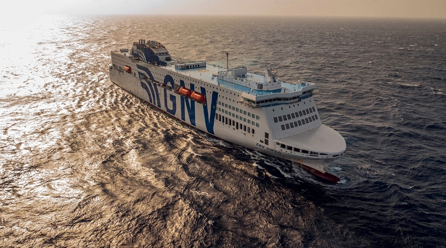 GNV recibe el “GNV Virgo”, su primer barco propulsado por GNL