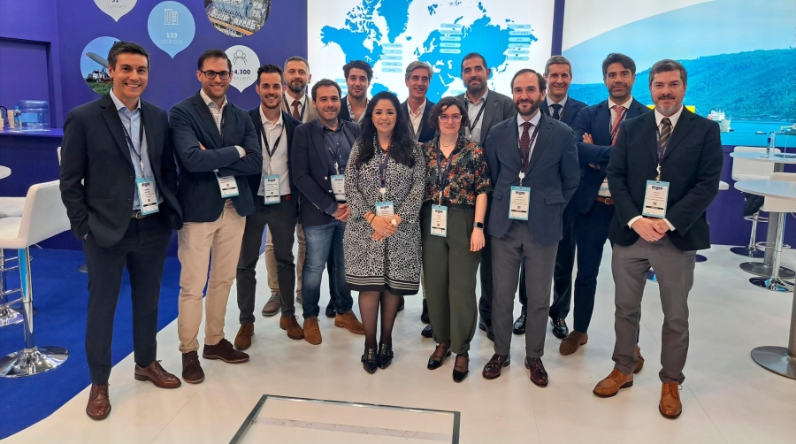 Un amplio equipo de profesionales de Noatum ha estado disponible para brindar información sobre cómo potenciar la cadena logística del project cargo. Foto J.P.