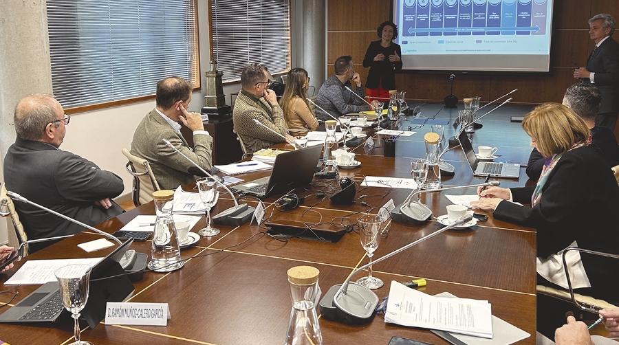 Reunión del Consejo de Administración de la Autoridad Portuaria de Avilés.