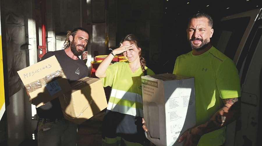 La estiba impulsa una recogida solidaria para la flotilla de Gaza