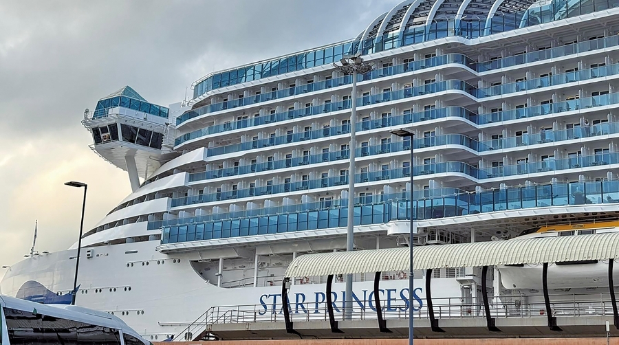 Málaga recibe la primera escala del crucero “Star Princess”