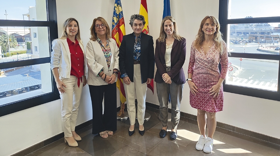 Un momento del encuentro entre Valenciaport y WISTA Spain.