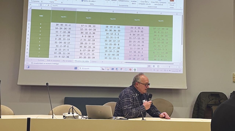 Stéphane Hubert, presidente de CLIPER Baiona, presentando la iniciativa.