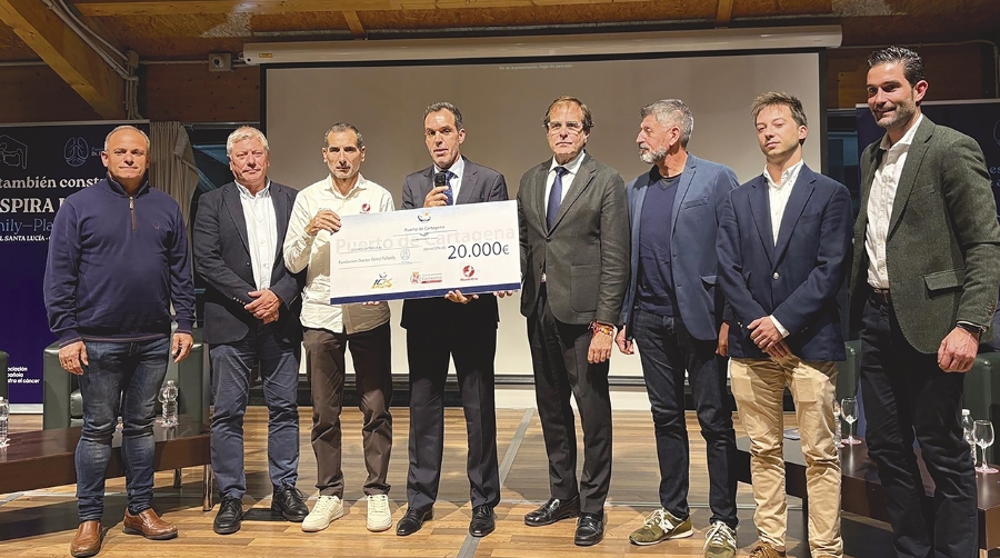 Con esta donación, la carrera 10K Puerto de Cartagena alcanza más de 115.000 euros recaudados en sus diez ediciones.