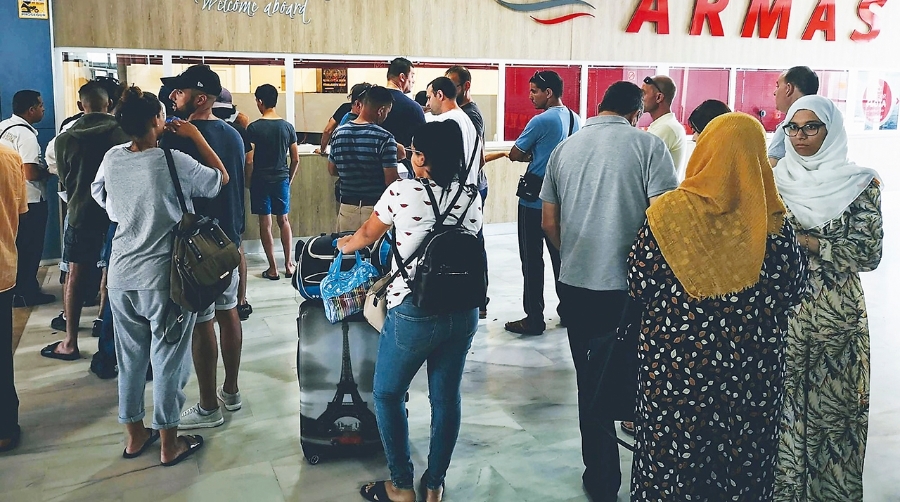 La recuperación del turismo internacional ha impulsado el tráfico de pasajeros.