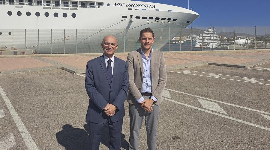 El crucero “MSC Orchestra” inaugura su temporada de verano en el puerto de Málaga
