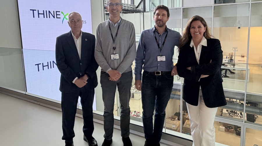 Thinex Rotimpres es capaz de imprimir componentes electrónicos ultrafinos y flexibles sobre soportes como papel, plástico o textiles