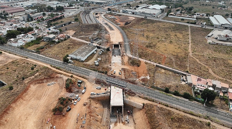 Actuaciones que se están desarrollando para el nuevo acceso ferroviario sur al Puerto de Castellón.