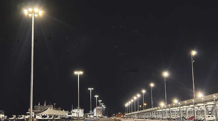 El Puerto de Santander concluye la renovación de las redes de alumbrado e instalación de tecnología LED.