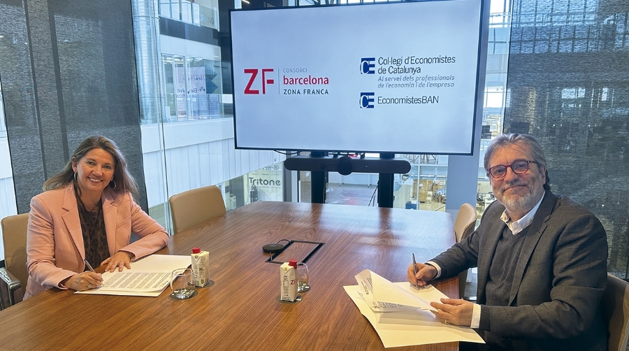 El Consorci de la Zona Franca de Barcelona (CZFB) y EconomistesBAN, la red de inversores privados del Colegio de Economistas de Cataluña, han firmado un convenio de colaboración.