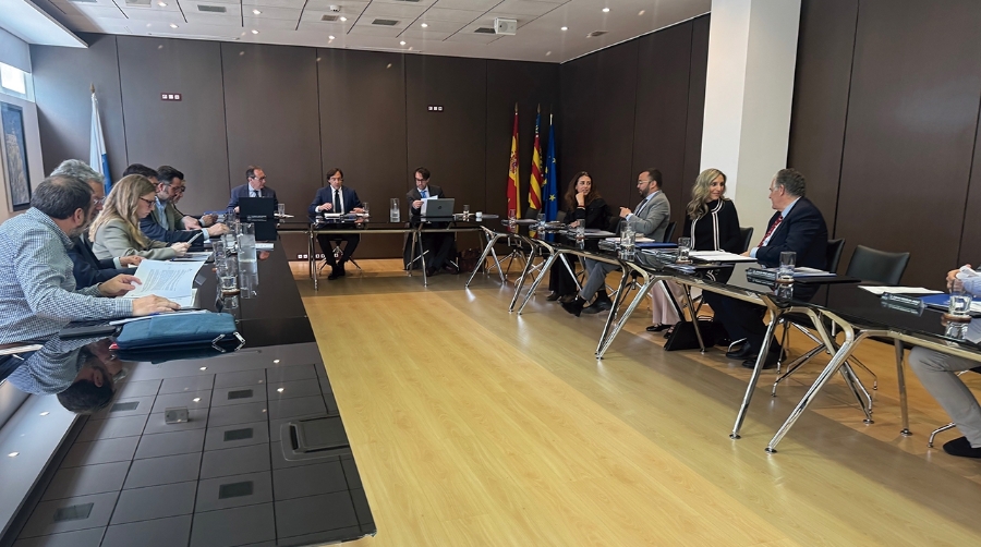 El Consejo de Administración de la Autoridad Portuaria de Alicante se ha reunido hoy.
