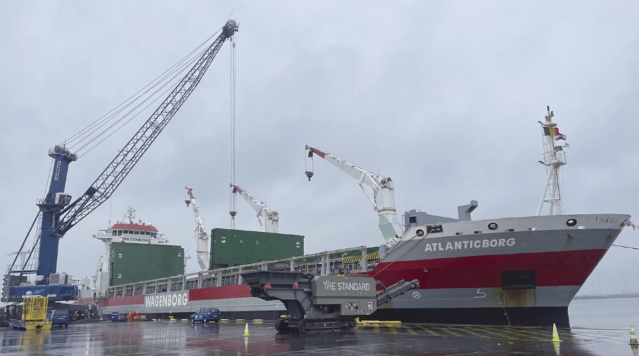 La terminal está recibiendo cada vez mayores volúmenes de carga de proyecto.