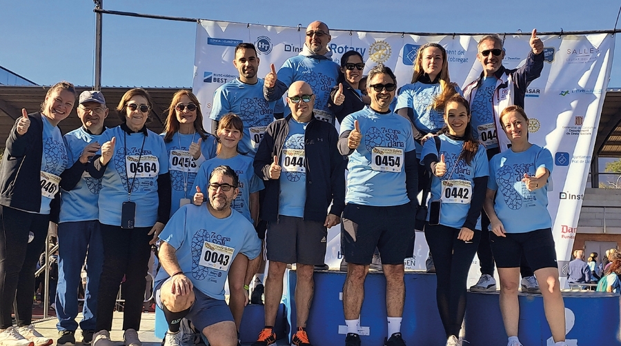 Directivos y trabajadores de BEST participaron en noviembre en la Carrera Solidaria de Rotary Club de El Prat de Llobregat.