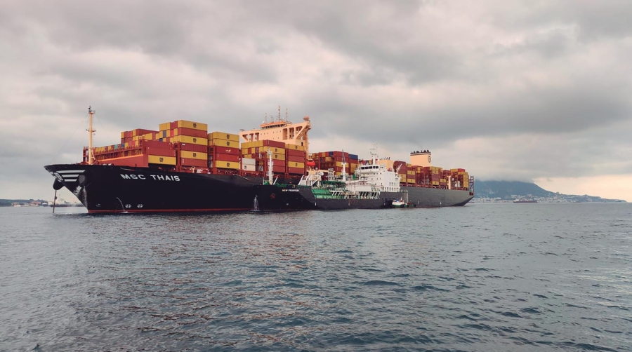 Récord de suministro de GNL en el puerto bahía de Algeciras