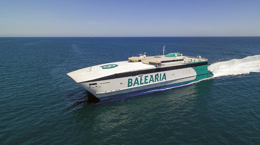 El “Cecilia Payne” mantendrá los servicios de Baleària entre Ceuta y Algeciras