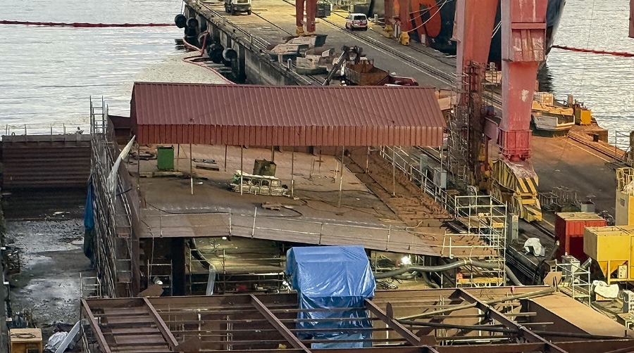 La infraestructura se está fabricando en Vigo.