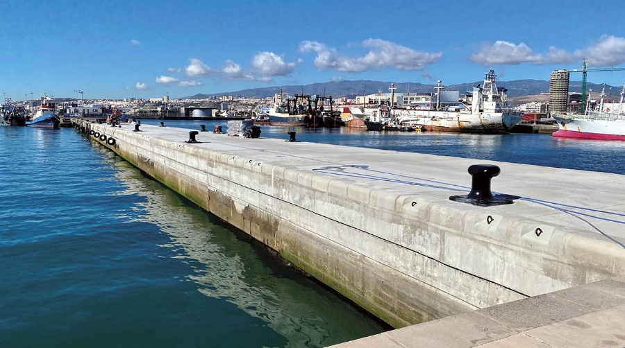 El Puerto de Las Palmas suma nueva línea de atraque con la recuperación del pantalán Fransari
