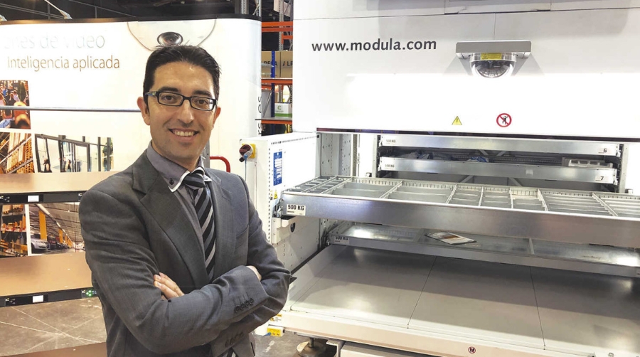 Modula presenta en ENCAJA su sistema de almacenamiento vertical automatizado