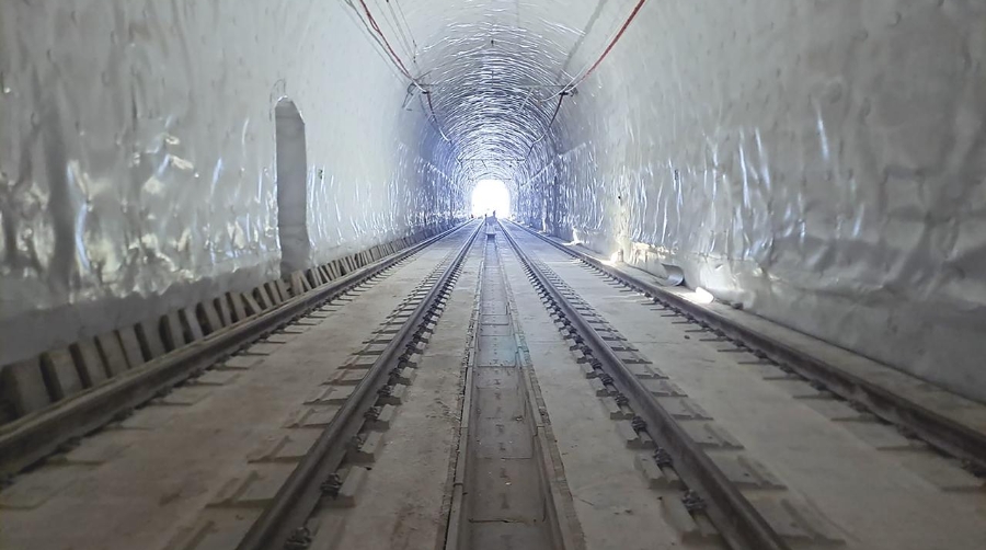 El túnel de Roda de Berà tras concluir su transformación.