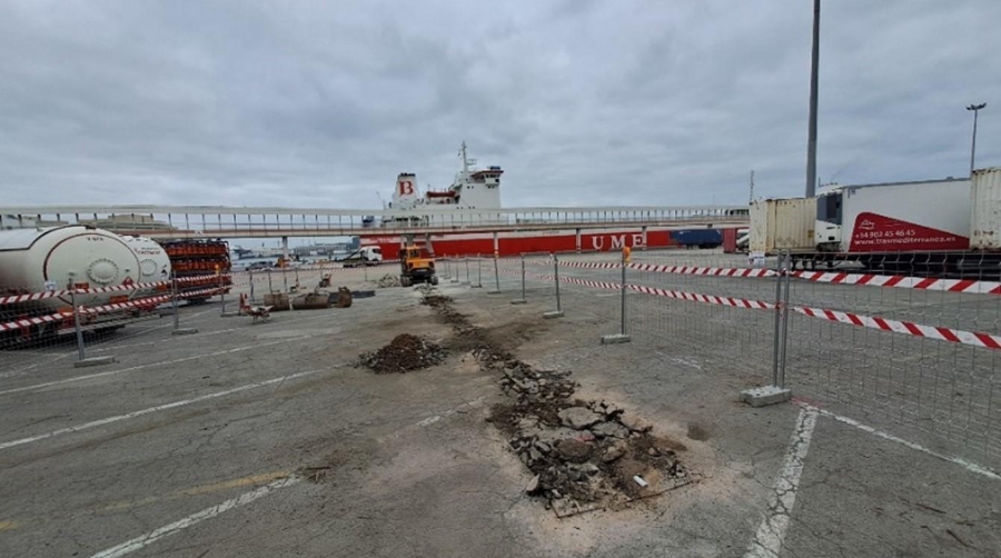 Port de Barcelona inicia las obras de conexión de la Terminal Ferry al sistema OPS