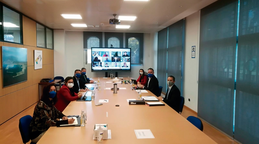 Consejo de Administración de PortCastell&oacute; en la sesi&oacute;n celebrada hoy.
