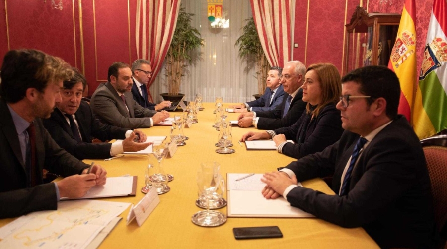 El encuentro entre &Aacute;balos y Ceniceros se celebr&oacute; el pasado jueves en Logro&ntilde;o.
